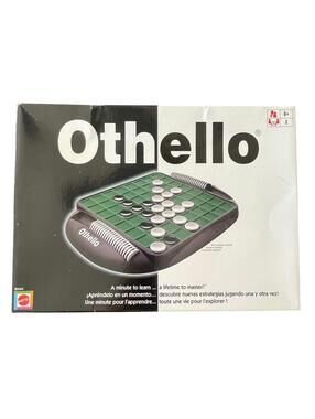 Othello Board Game 2002 Mattel Complete Classic Strategy Game Set 2 Players